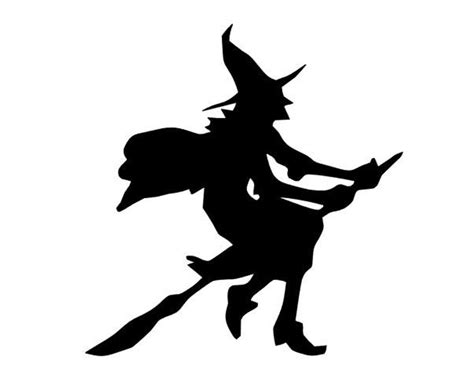 Flying Witch Vinyl Decal • Halloween Witch Sticker • Witch Decor