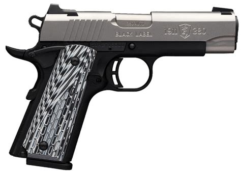 Browning 1911 380 Black Label Pro Stainless Compact