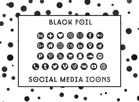 Using social media icons is a great way to keep everything neat and uniform. Items similar to Social Media Icons, Black Foil Icons, Black Button, Social icons, Website icons ...