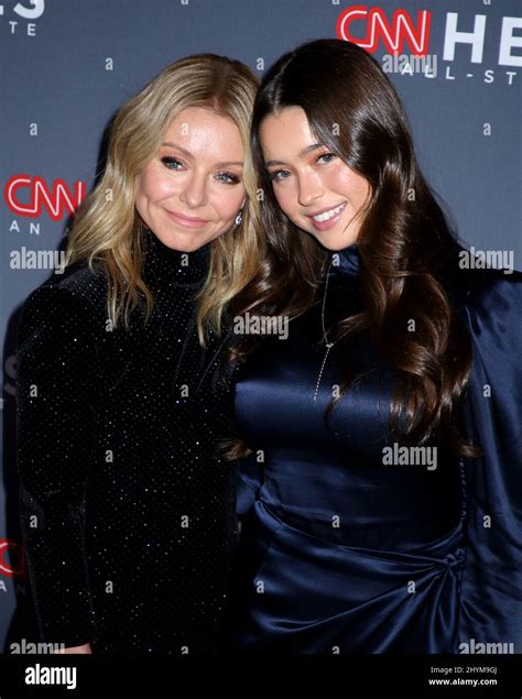Kelly Ripa And Daughter Lola Consuelos Attending The 13th Annual Cnn