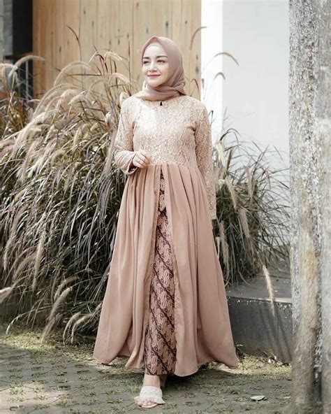 Gamis Brokat Contoh Baju Kebaya Modern Pin On Baju Pesta Muslim Terbaru