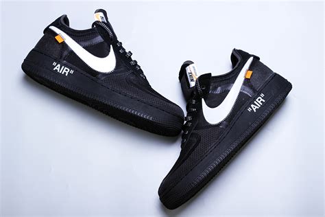 Off White Nike Air Force 1 Low Black Ao4606 001 Release Date Sbd