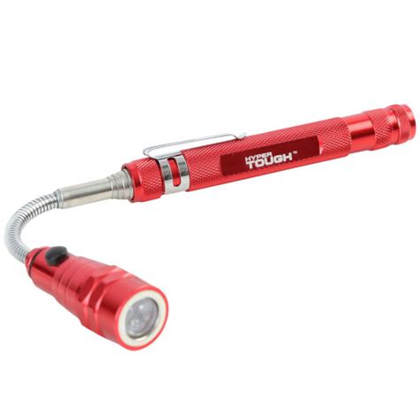 Hyper Tough Magnetic Telescoping Led Flashlight And Pickup Tool For
