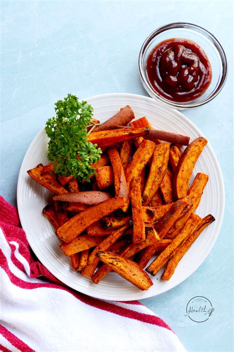 They are so much lighter. Air Fryer Sweet Potato Fries (+ tips for cutting and ...