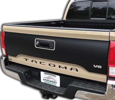 Toyota Tacoma Tailgate Blackout Graphics Decal 2016 2020 With Etsy
