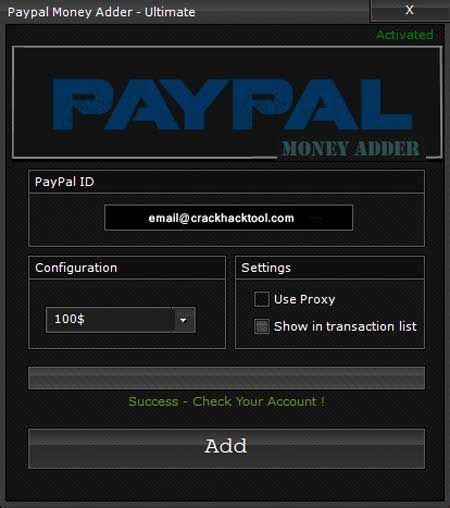 Paypal will handle this matter easily after routing your. Paypal Money Adder 2015 Hack Tool Free Download 100% ...