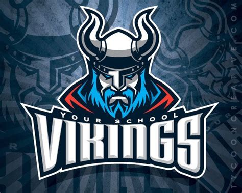 Viking Mascot Branding By Tycoon Creative Via Behance Sports Logo