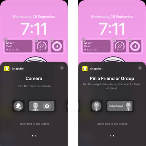 How To Add Snapchat Widget To Iphone Lock Screen In Ios 16