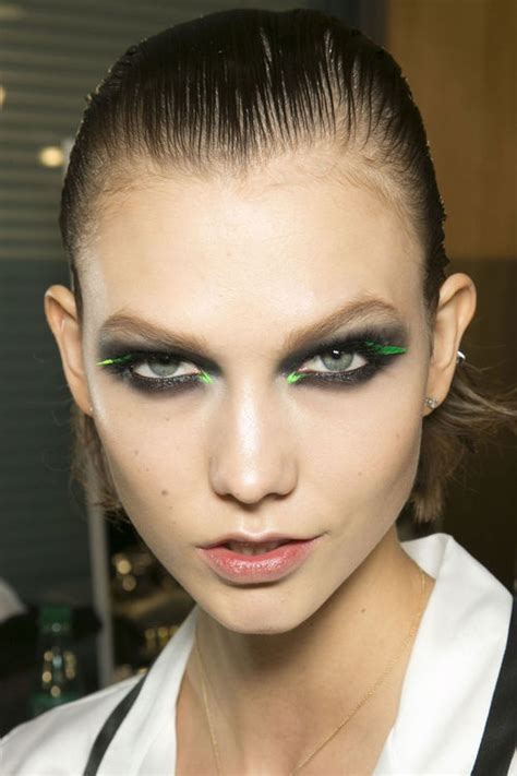 Karlie Kloss Neon Eyes Dramatic Makeup Eye Makeup