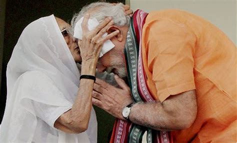 Pm Narendra Modi Turns 64 Meets Mother Heeraben To Seek Blessings