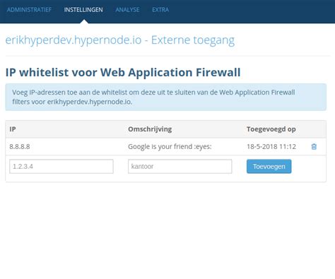 Release 5239 Web Application Firewall Whitelist Management Now