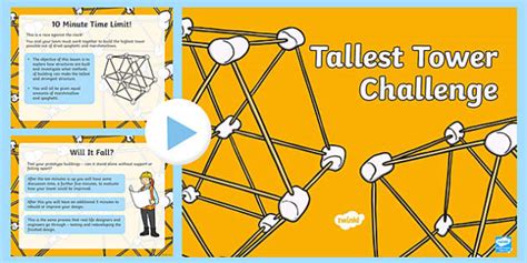 Tallest Tower Challenge Powerpoint