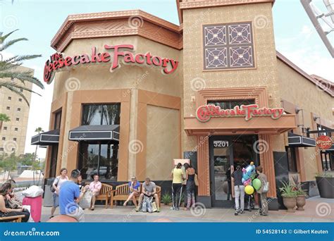 Front Side Of The Cheesecake Factory Restaurant Editorial Stock Photo