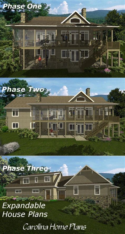 Building your dream home is a complex undertaking. Achieve your dream home; build in stages with flexible house plans designed for adding on later ...