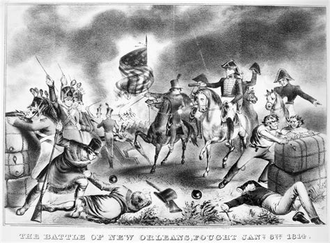 Battle Of New Orleans Nandrew Jackson At The Battle Of New Orleans