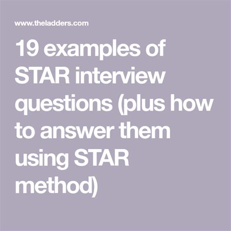 19 Examples Of Star Interview Questions Plus How To Answer Them Using