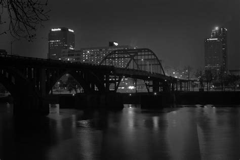Nighttime On The Broadway Bridge Photograph By Robert Camp Fine Art