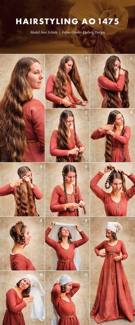 Hair Style Medieval Hairstyles Historical Hairstyles Renaissance