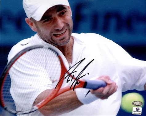 Andre Agassi Autographed Photo 8x10 Ga Certified Autographed