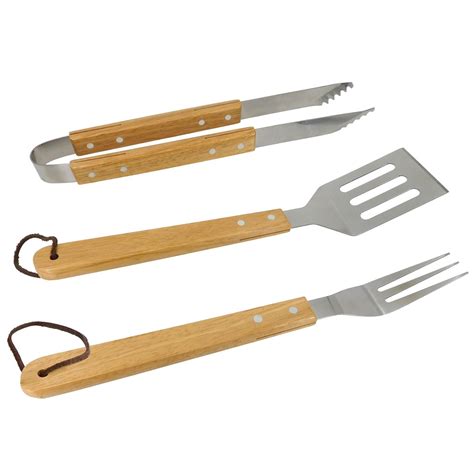 Bbq Tools With Wooden Handles Etsy Australia
