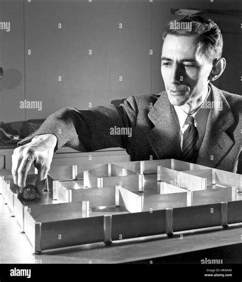 Claude Shannon American Electronic Engineer Stock Photo Alamy