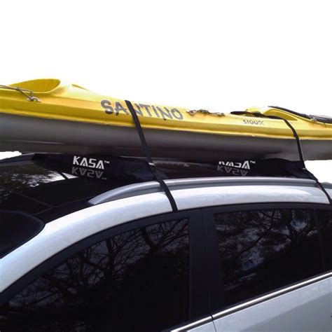 Double Soft Roof Racks Car Roof Luggage Kayak Surfboard Fishing Skis