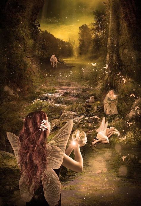 Mystical Forest Forest Fairy Fairy Land Enchanted Forest Fairy