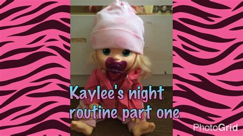 Kaylees Night Routine Part One Youtube
