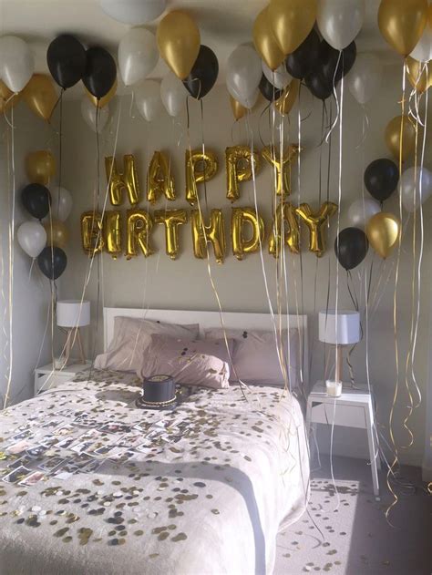Room decoration ideas | birthday decoration. Alles Gute zum Geburtstag für meinen Freund. #Surpriseg ...
