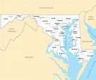 Maryland Cities And Towns • Mapsof.net