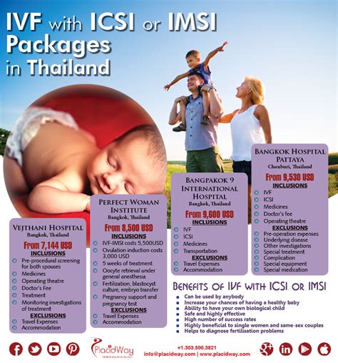 infographics ivf with icsi or imsi treatment package in thailand