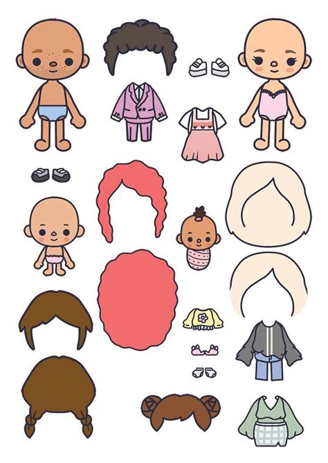 Toca Boca Printable Paper Doll Discover The Beauty Of Printable Paper