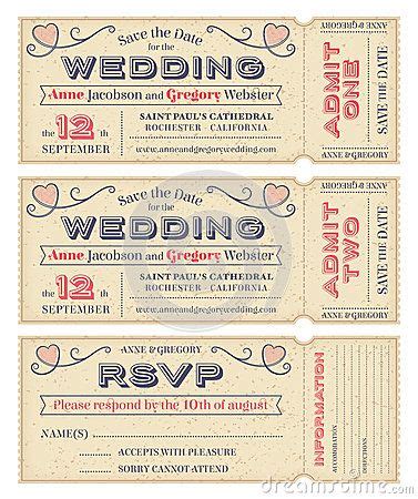 We understand that your wedding invitation is one of the most significant keepsakes of your lifetime. Ticket, Wedding invitation templates and Templates free on ...