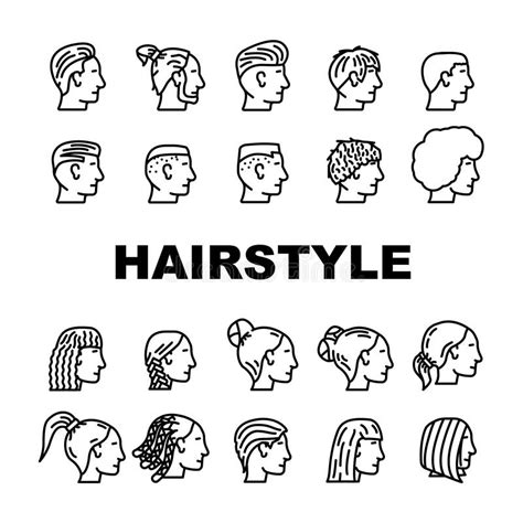 icons hairstyle beautiful women stock illustrations 1 187 icons hairstyle beautiful women