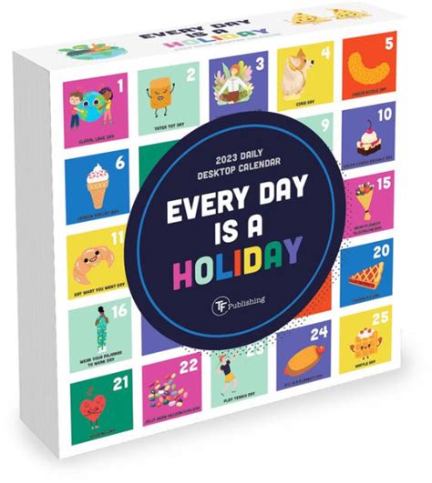 2023 Every Day S A Holiday Daily Desktop Calendar By TF Publishing