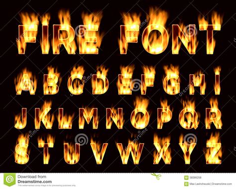 You may also take a look at our past free font collections Fire Font. Plum Letters. Font On Fire. Stock Illustration ...