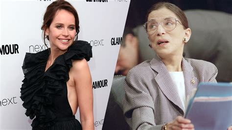 Felicity Jones To Star As Ruth Bader Ginsburg In Biopic On The Basis Of Sex