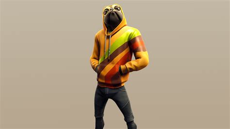 Fortnite Doggo Skin Outfit 4k 248 Wallpaper Pc Desktop