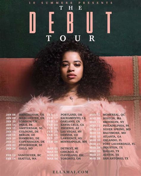 Ella Mai Maps Out The Debut Tour Exclaim