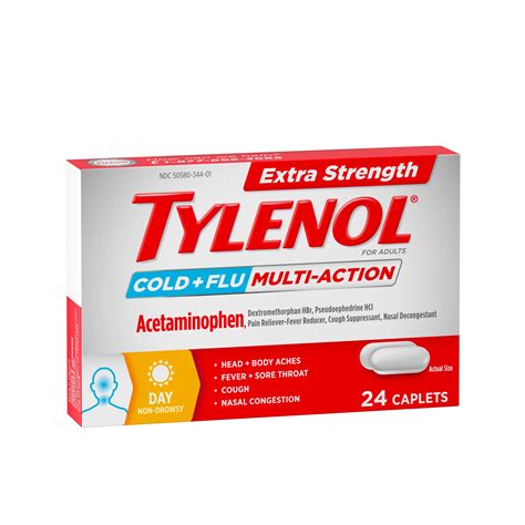 Tylenol® Extra Strength Cold And Flu Multi Action Daytime Tylenol®