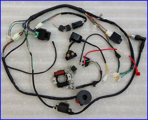 110cc motor.50cc 125cc chinese atv repair manual set om 110set. 50 70 90 110CC FULL WIRE HARNESS WIRING CDI ASSEMBLY ATV QUAD COOLSTER | eBay