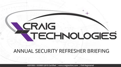 Annual Security Refresher Brief 119