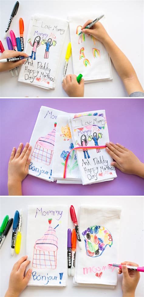 Check spelling or type a new query. DIY Kids' Art Tea Towels. Cute handmade Mother's Day gifts ...