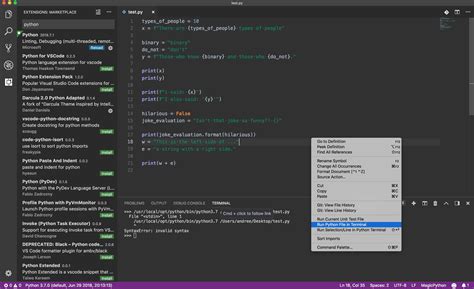 Open the terminal by searching for it in the dashboard or pressing. python — Visual Studio Code内からpythonを実行するときの無効な構文エラー