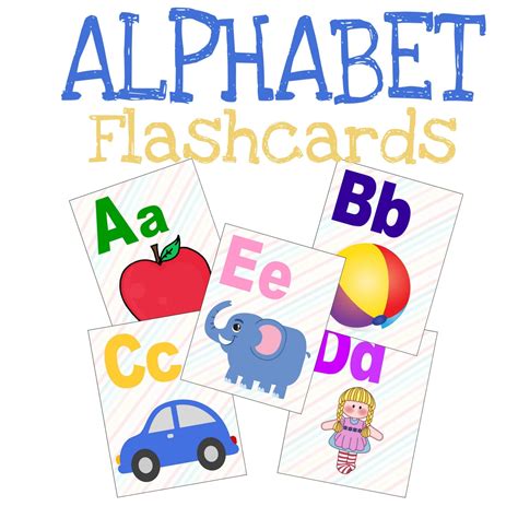 Alphabet Flashcards Abc Flashcards For Kids Preschool Etsy In 2020