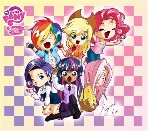 Mlp Chibis By Shinta Girl On Deviantart Mlp My Little Pony My Little