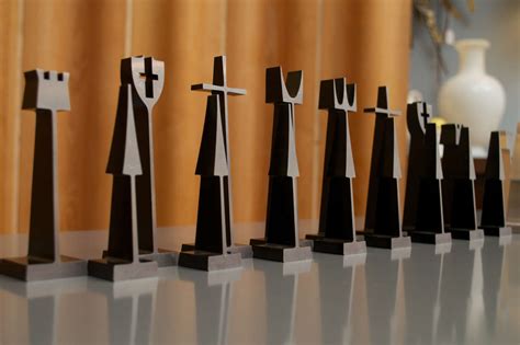 5 out of 5 stars. Mid-Century Modern Chess Set at 1stdibs