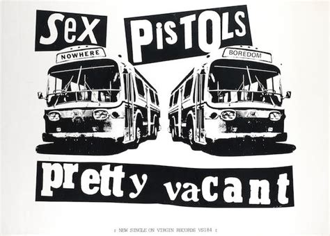 Bonhams The Sex Pistols A Promotional Poster For Pretty Vacant 1977