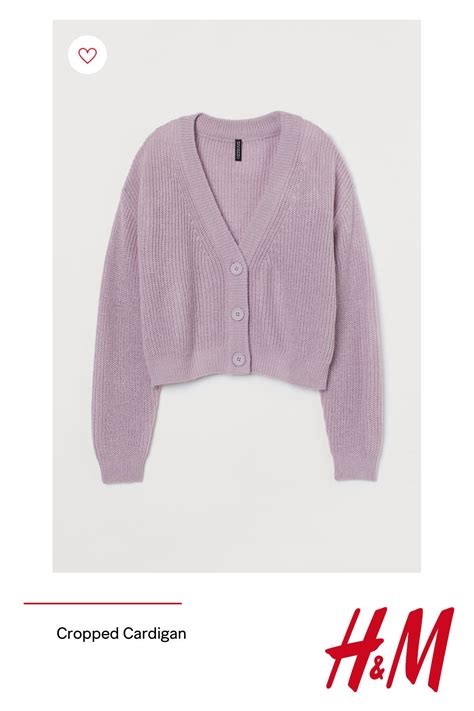 Cropped Cardigan Light Purple Ladies Handm Us Cute Casual Outfits