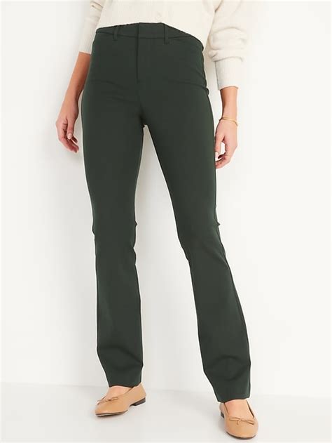 Old Navy High Waisted Pixie Full Length Flare Pants For Women
